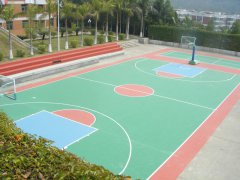 泉州市73889部隊矽PU籃球場 