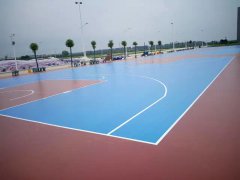 江西矽pu籃球場完工 